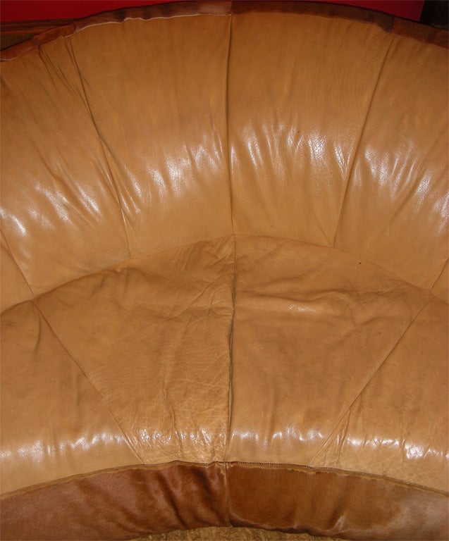 Leather 1970s Sofa For Sale