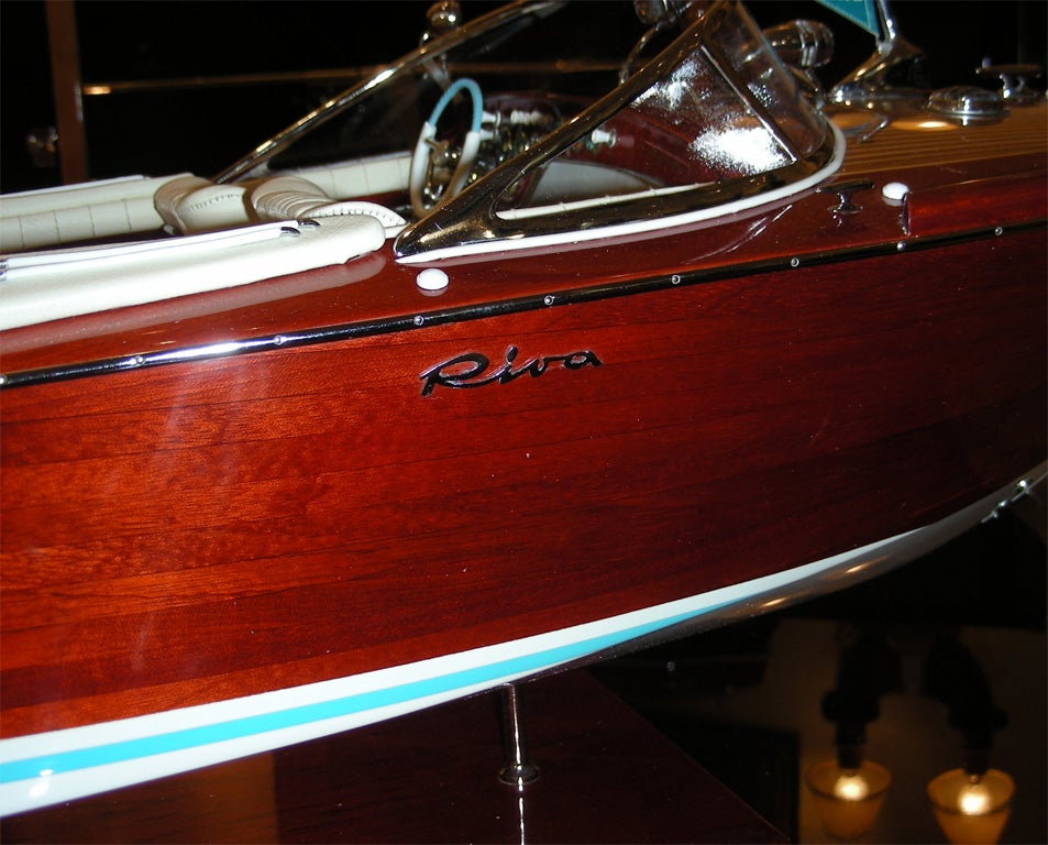 Contemporary Model Boat Reproduction of 1972 AcquaRiva 4