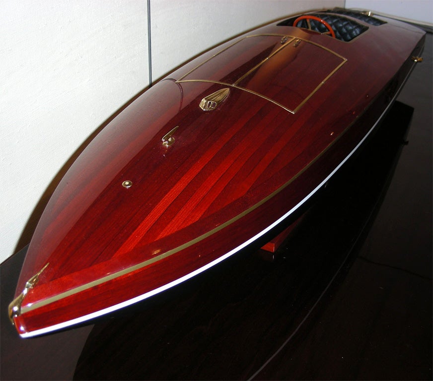 Contemporary Model Boat Reproduction of 1928 Zipper For Sale 3