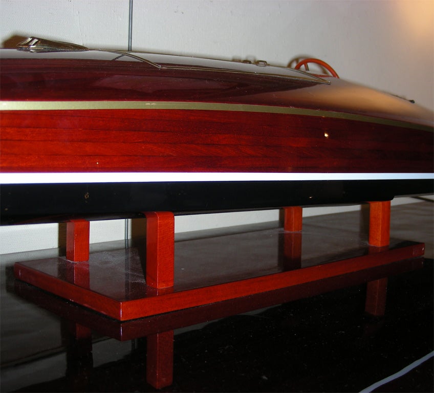 Contemporary Model Boat Reproduction of 1928 Zipper For Sale 4