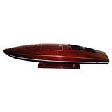 Contemporary Model Boat Reproduction of 1928 Zipper