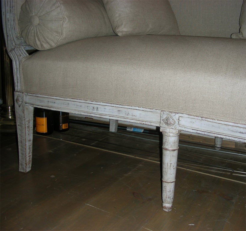 End of 18th Century Directoire Settee For Sale 2
