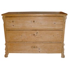 Antique Bleached Pine Dresser