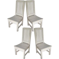 Used Four Maine Painted Chairs