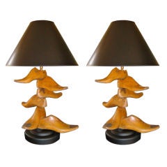 PAIR of Whimsicle Shoe Last Lamps