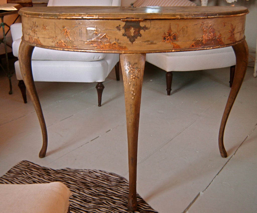 19th Century Amazing Chinoiserie Vanity Table