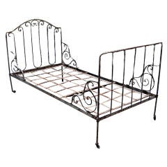 Folding French Iron Daybed