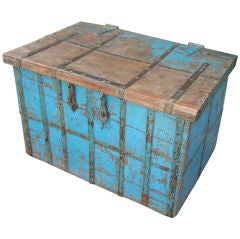 Antique Painted trunk