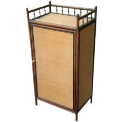 Faux bamboo cabinet