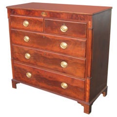 Mahogany chest of drawers 1