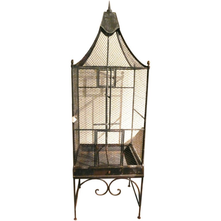 Oversized French Bird Cage For Sale