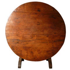 French Wine Tasting Table