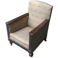 English oak child's chair