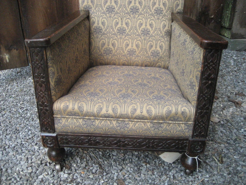 English oak child's chair