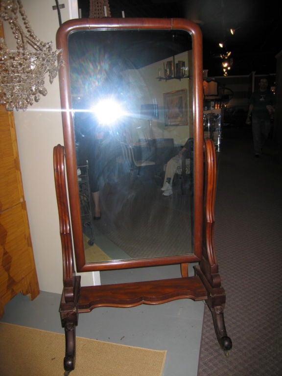 Empire Period Cheval Mirror