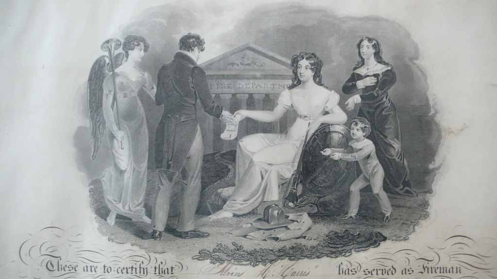 Original Fireman's Certificate