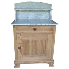 Antique Swedish Marble Top Dry Sink