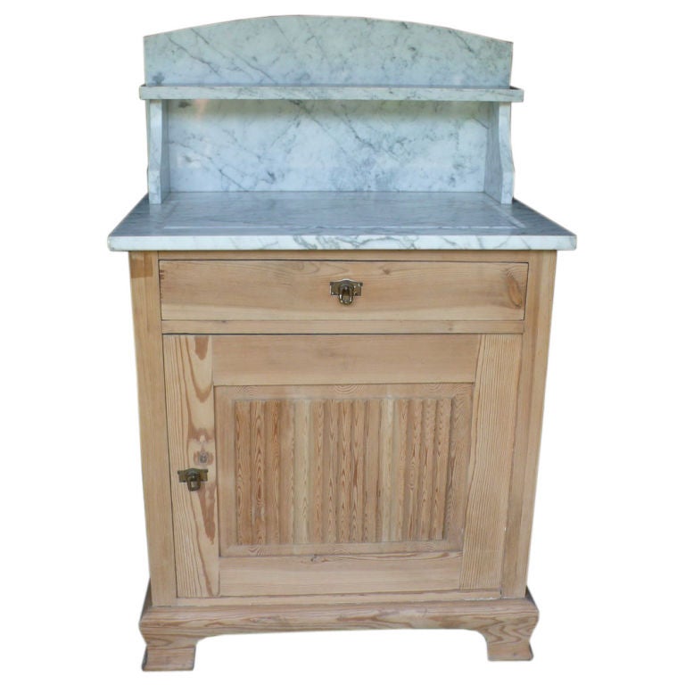 Swedish Marble Top Dry Sink At 1stdibs, Dry Sink Cabinet Antique