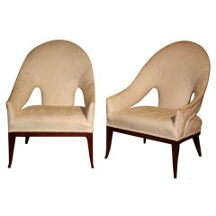 Pair of Elegant Gondola Chairs