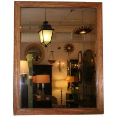 Large French Fluted Mirror