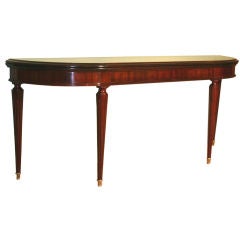 Large French 1940's Mahogany Console