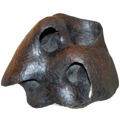 Vintage Abstract Bronze Sculpture from the Oceania Series by Seena Donneson