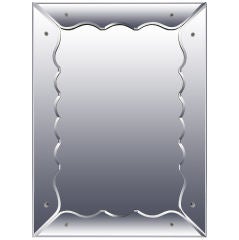 Venetian Scalloped Edged Mirror Venetian Scalloped Edged Mirror