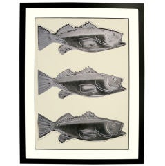 'Fish' (IIIA.39) silkscreen by Andy Warhol
