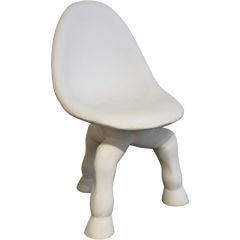 Plaster Chair with Animal Hoof Motif by Sirmos