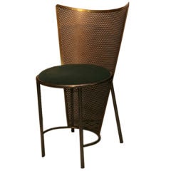 Belgian Perforated Deco Chairs by Frans Van Praet
