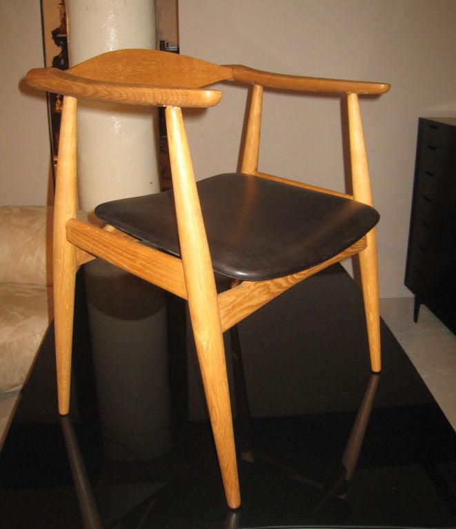 Vintage Hans Wegner Armchair In Good Condition For Sale In Brooklyn, NY