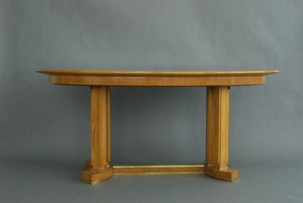 Oval Table by Lucien Rollin