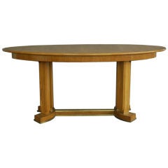 Oval Table by Lucien Rollin