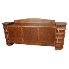 Vintage Fine French Art Deco Sideboard by Rene Prou