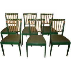 Set of 6 dining chairs by Josef Frank