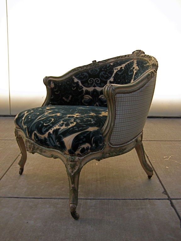 Sumptuous French upholstered marquise