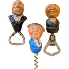 Antique Whimsical Carved Bottle Openers