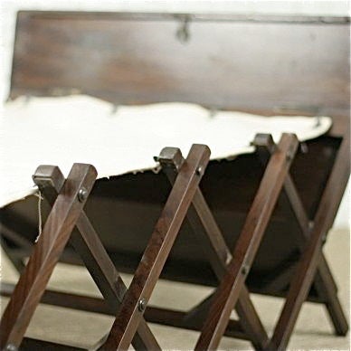 wooden folding bed