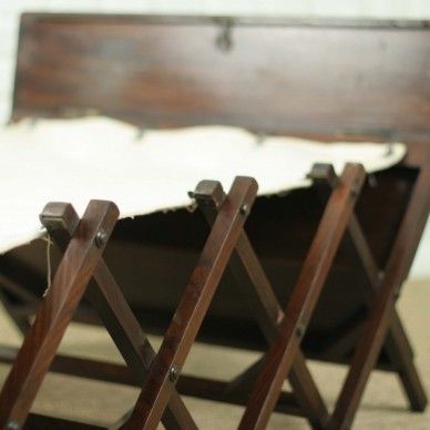 folding bed frame wood