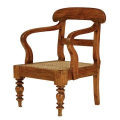Anglo-Indian Teak Childs Chair