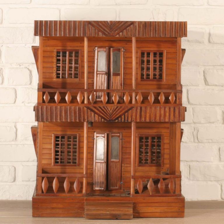 Bamboo and Wood House Model