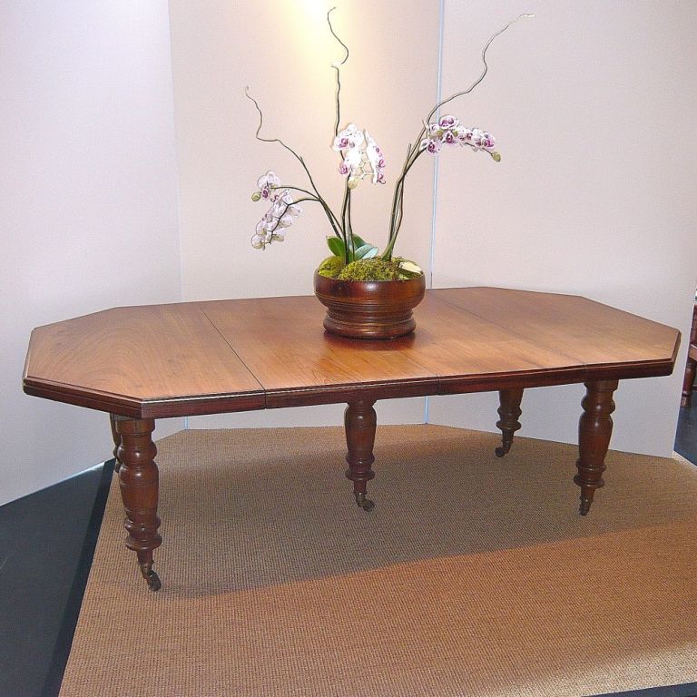 British Campaign Teak Campaign Dining Table