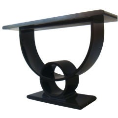 Black Lacquer Console