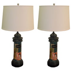 Vintage Pair of California 1950s Marc Bellaire Lamps