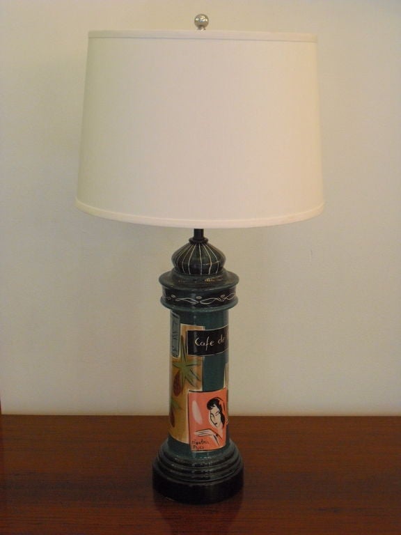 Pair of California 1950s Marc Bellaire Lamps For Sale 1