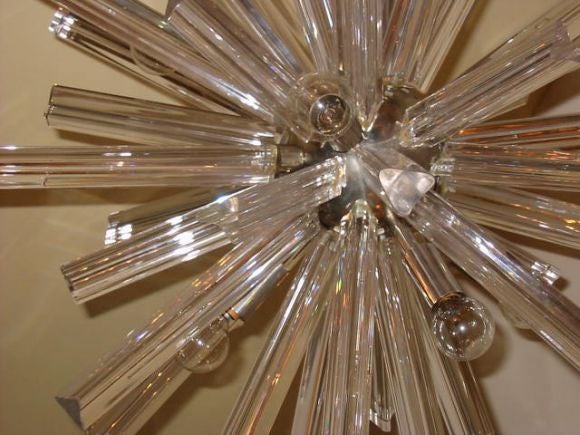 Venetian Snowflake Chandelier In Excellent Condition In New York, NY