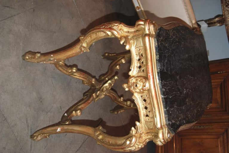 19th c. Giltwood Table For Sale 1