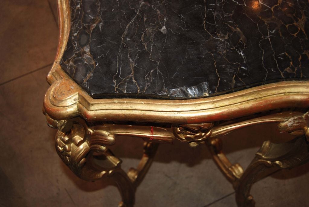 19th c. Giltwood Table For Sale 2