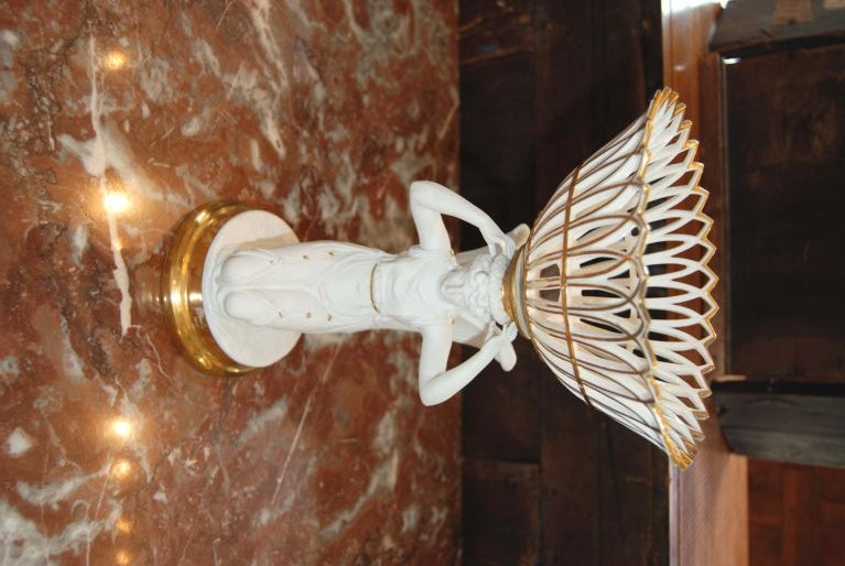 19th c. Porcelain Corbeille