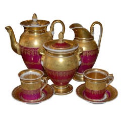 Paris Porcelain Tea Set 7